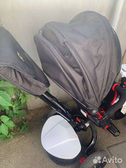 Велосипед коляска с ручкой