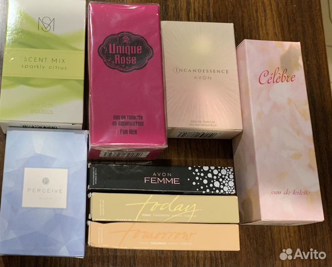 Туалетная и парфюмированная вода avon