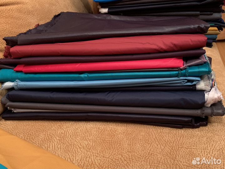 Ткань курточная. 90р за один метр, отрезы разные