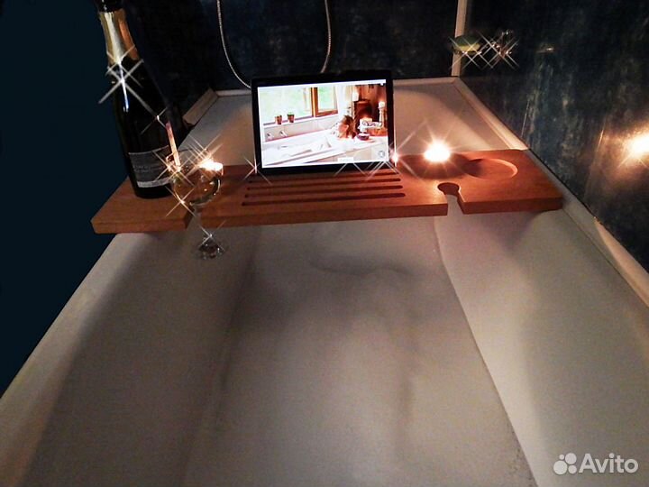 Полочка-столик на ванну