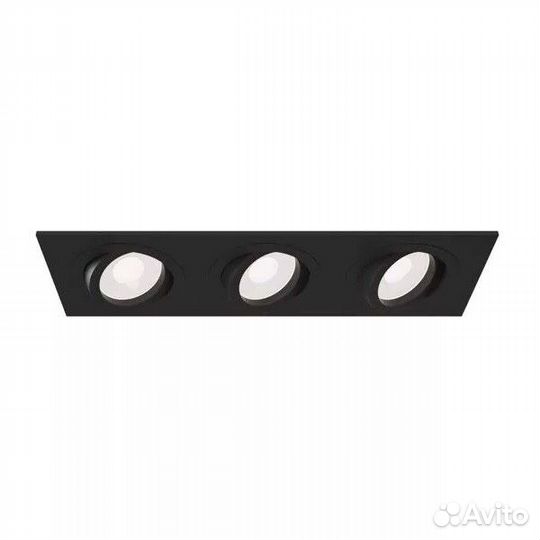 Светильник встраиваемый 4367 black/чёрный D257*92