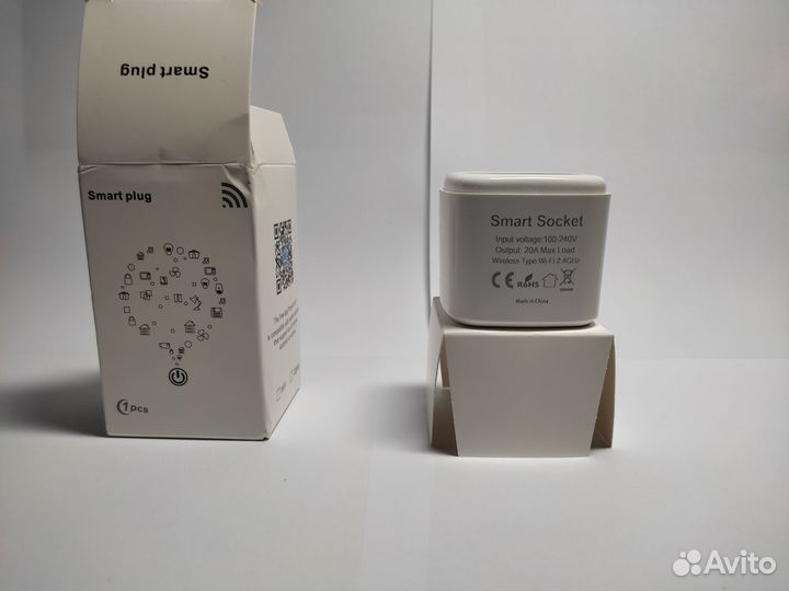 WiFi 20А умная розетка с ассистентом