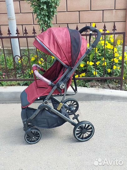 Коляска с перекидной ручкой Новая (Бордо)