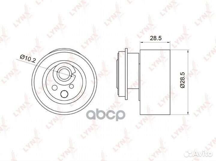Ролик натяжной ремня грм PB1045 lynxauto