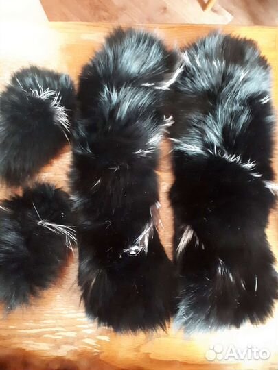 Мех для рукоделия:воротник манжеты шапка палантин