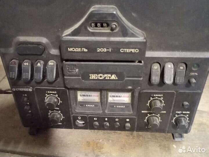 Катушечный магнитофон нота 203 1