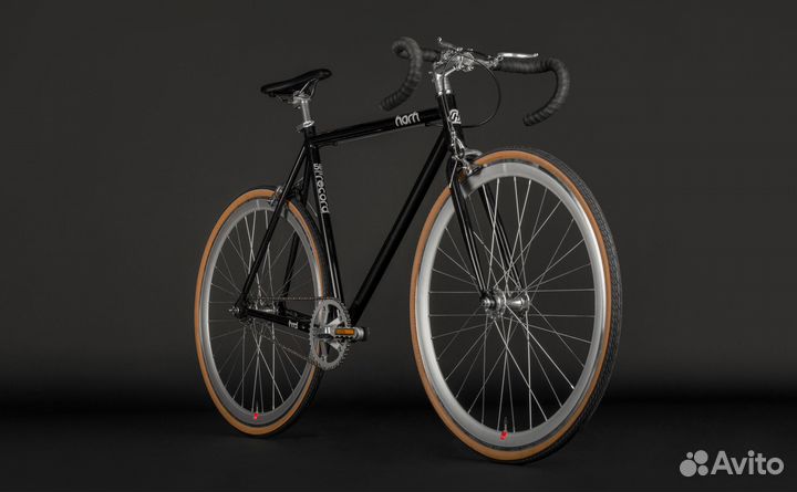 Велосипед horh record 700C (2024) Black Silver Sim18