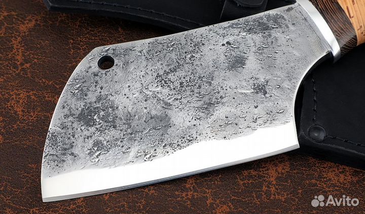 Тяпка №8 сталь 95Х18, рукоять береста