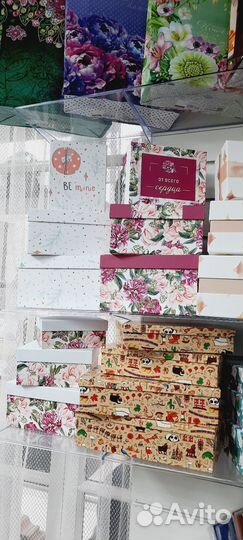 Коробочки, пакеты, конверты для подарков