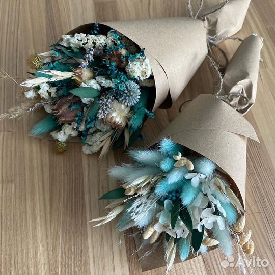 Мини-букет из сухоцветов