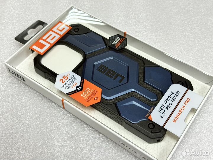Чехол magsafe Uag Monarch Pro 15 Pro MAX Blue