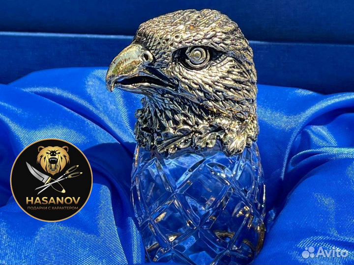 Хрустальные рюмки с головой зверя