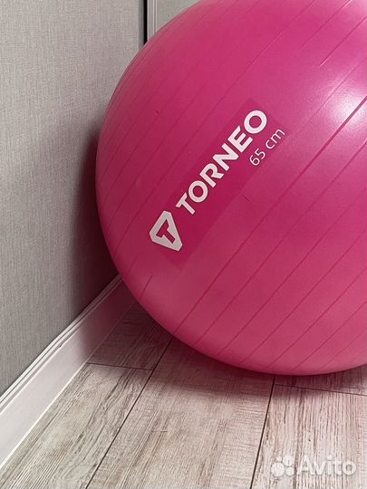 Фитбол мяч 65 см розовый для беременных