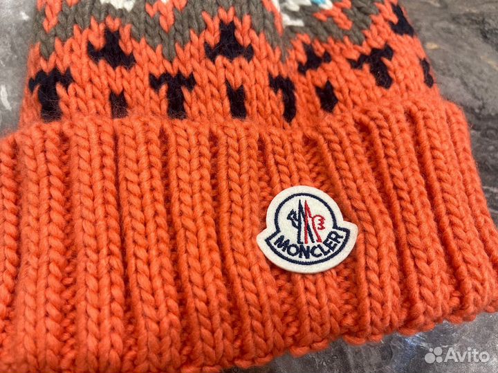 Шапка вязаная Moncler