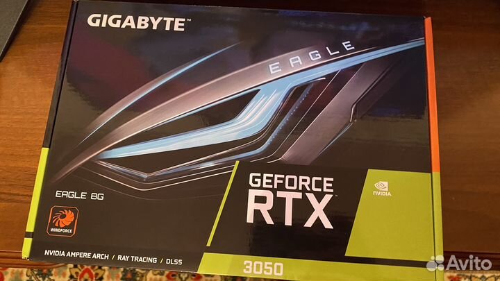 Видеокарта gigabyte GeForce RTX 3050 Eagle 8 GB