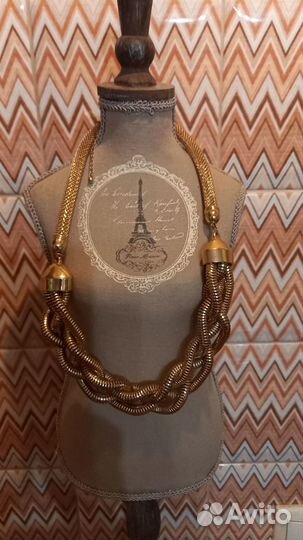 Колье бижутерия массивные пик моды