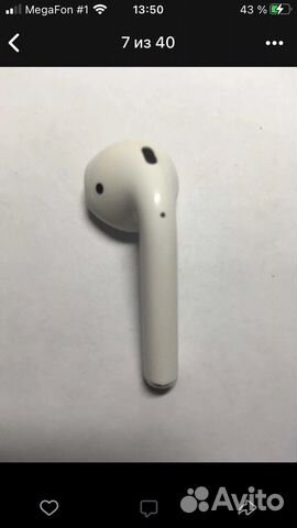 Apple airpods левый наушник