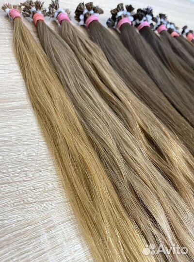 Славянские волосы на mini капсулах, 100шт