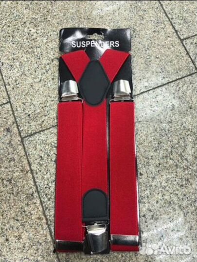 Подтяжки красные новые есть большие размеры