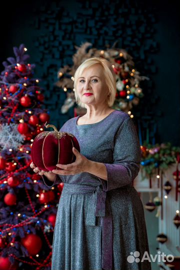 Шикарное нарядное платье с переливом 56