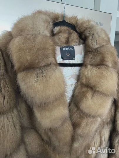 Шуба канадская куница под соболя размер м