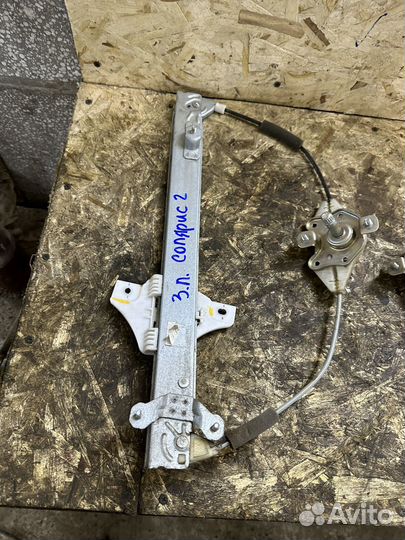 Задние механические подъемники Hyundai Solaris 2