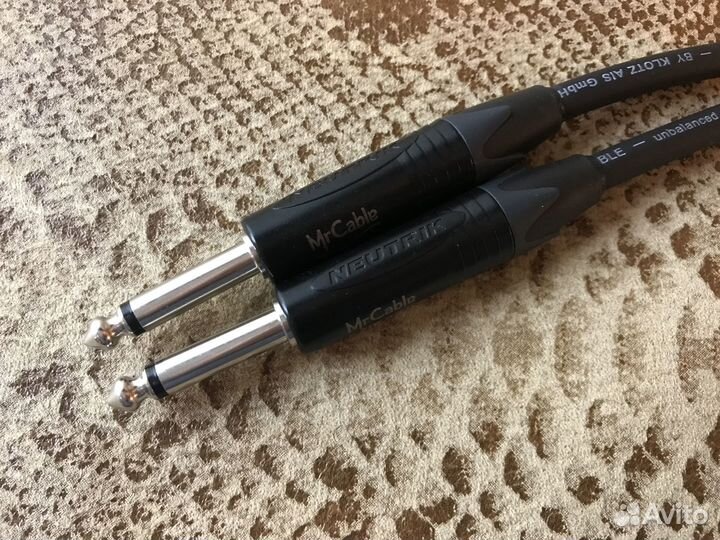 Фирменный кабель Klotz для гитары 3м