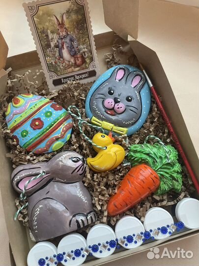 Набор для раскрашивания из гипса Пасхальный