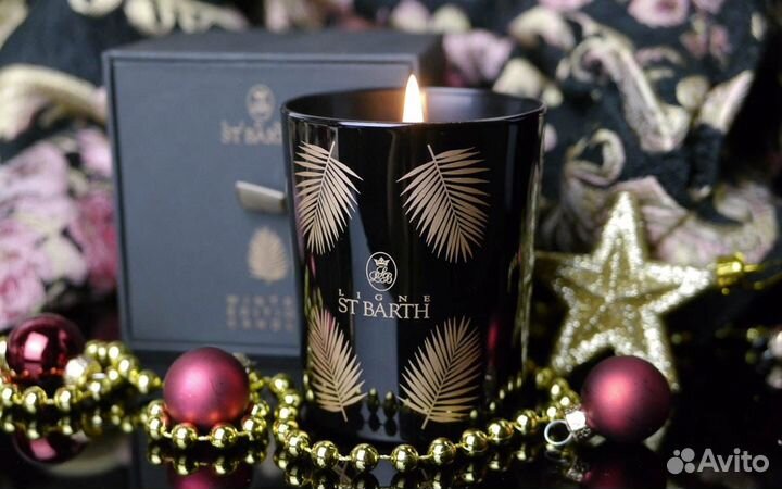 Ligne st barth palm leaf свеча