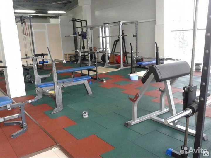 Плитка резиновая - напольная