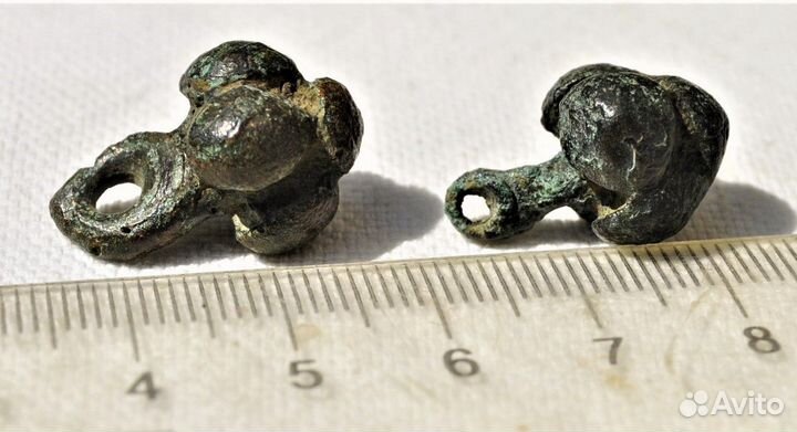 Амулеты-привески булава оберег Кобань XII — IV вв