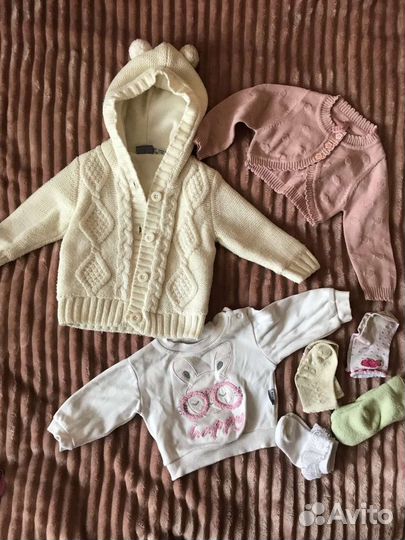 Пакет вещей для девочки р 62-68