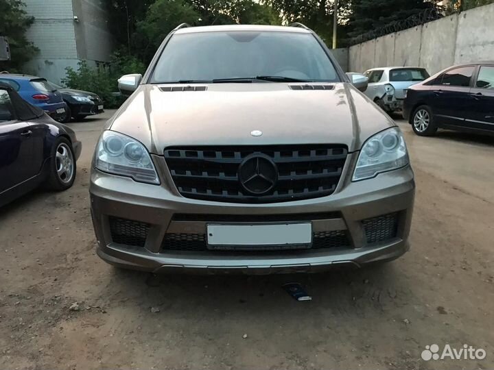 Передний бампер mercedes ML class W164 рестайлинг