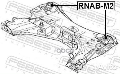 Сайлентблок rnab-M2 rnab-M2 Febest