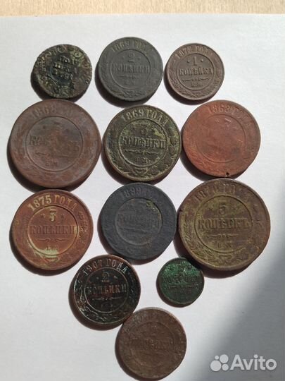 Медные монеты царской России