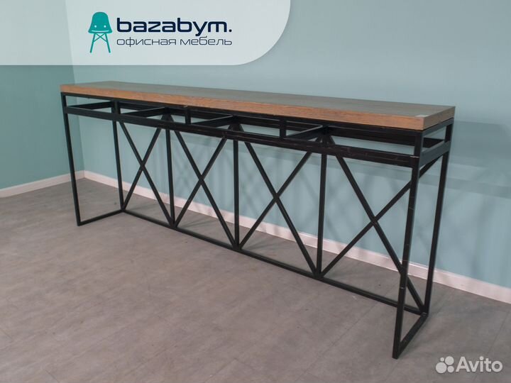 Барная стойка Лофт, стол барный 112х270х45 см