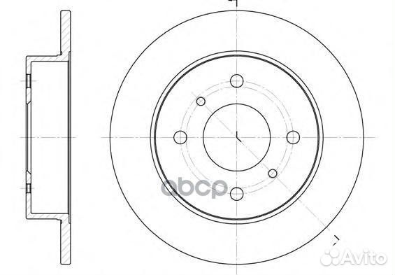 Диск тормозной задний Nissan/Remsa/ 620000 Remsa