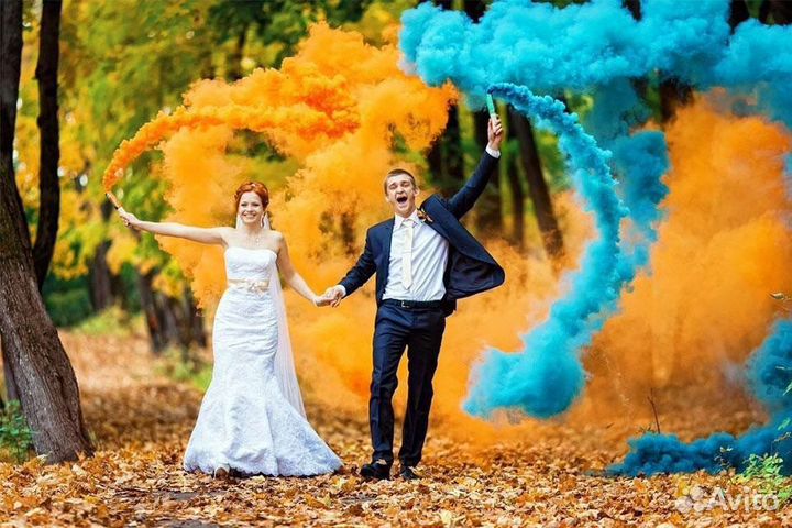 Цветной дым