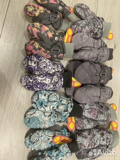 Варежки зимние детские 2-3 года