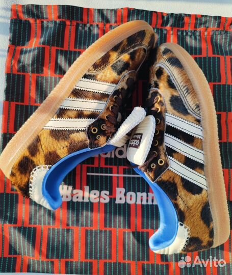 Adidas samba wales bonner leopard оригинал