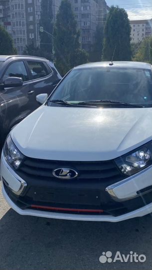 Наклада на бампер granta fl