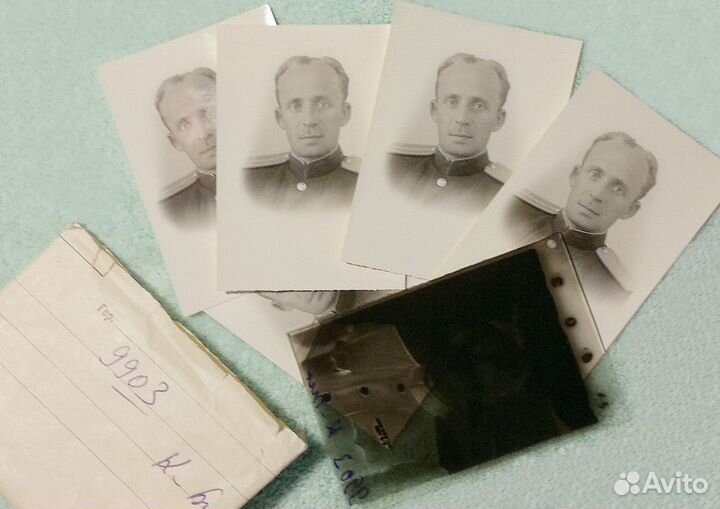 Негативы и фото капитана Платонова