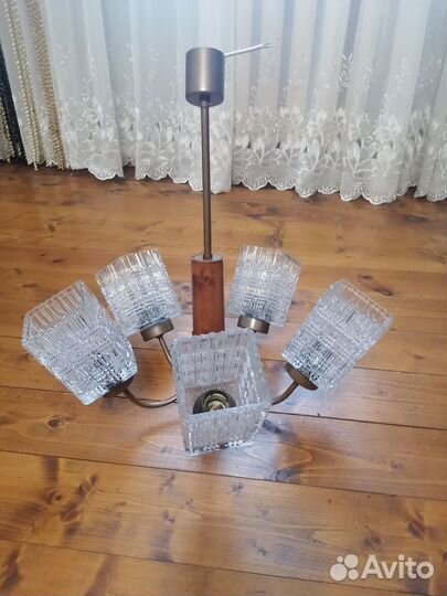 Хрустальная люстра Чехословакия СССР