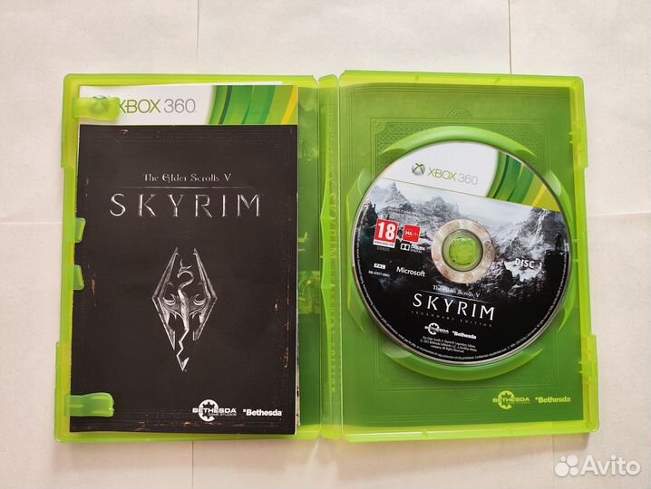 XBox 360 tesv Skyrim Legendary Edition Редкая Игра