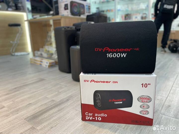 Автомобильный сабвуфер Pioneer 1600w 10 дюймов