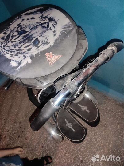 Детский велосипед с родительской ручкой