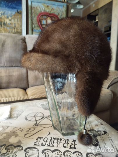 Шапочка норковая женская