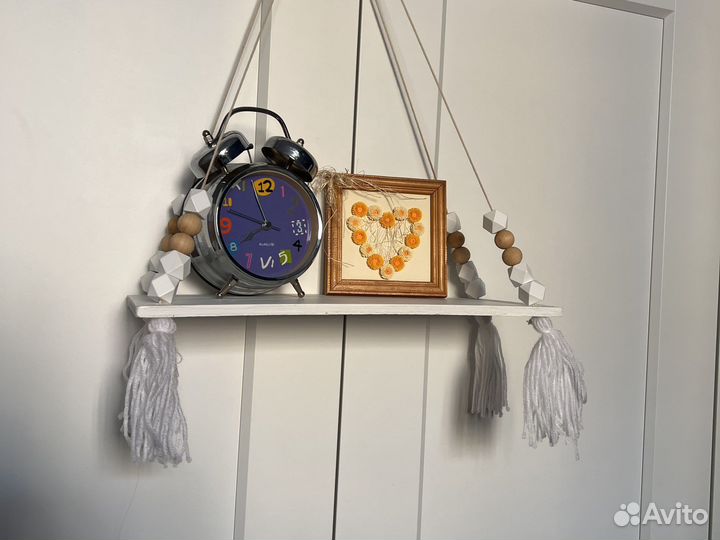 Набор полок в детскую комнату деревянные