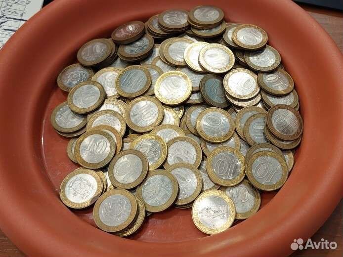 Современные 10 р биметаллические десятки