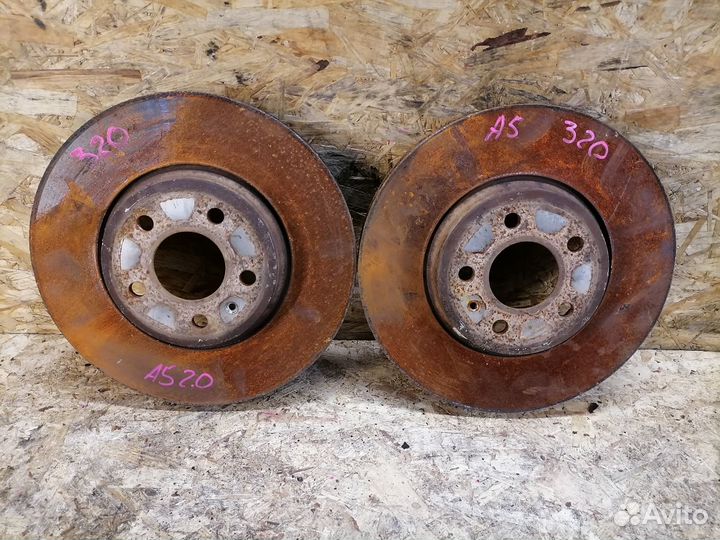 Диски передние комплект Audi A5 2.0T 320мм